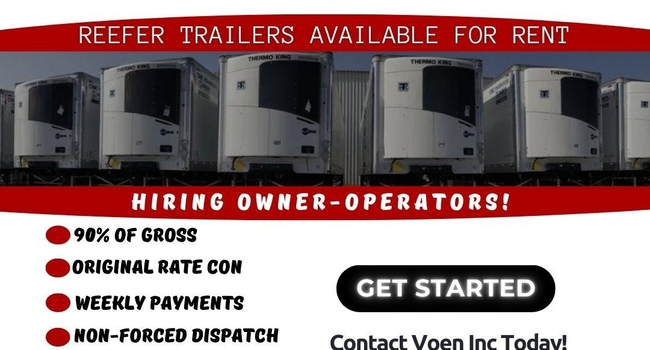Нанимаем ОВНЕРОВ ОПЕРАТОРОВ на работу на РИФЕРЕ (Холодильник). ГРОСС от $9,000 до $13,0000 в неделю 90% овнеру! CDL А Owner-Operators Truck Drivers